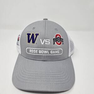 Ohio State Hat 2019 ROSE BOWL Buckeyes Washington Huskies Trucker Adjustable